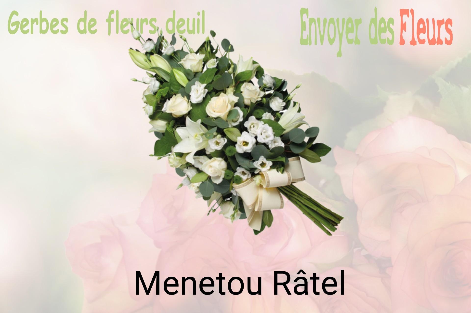 Gerbe de fleurs de deuil livrée à Menetou-Râtel